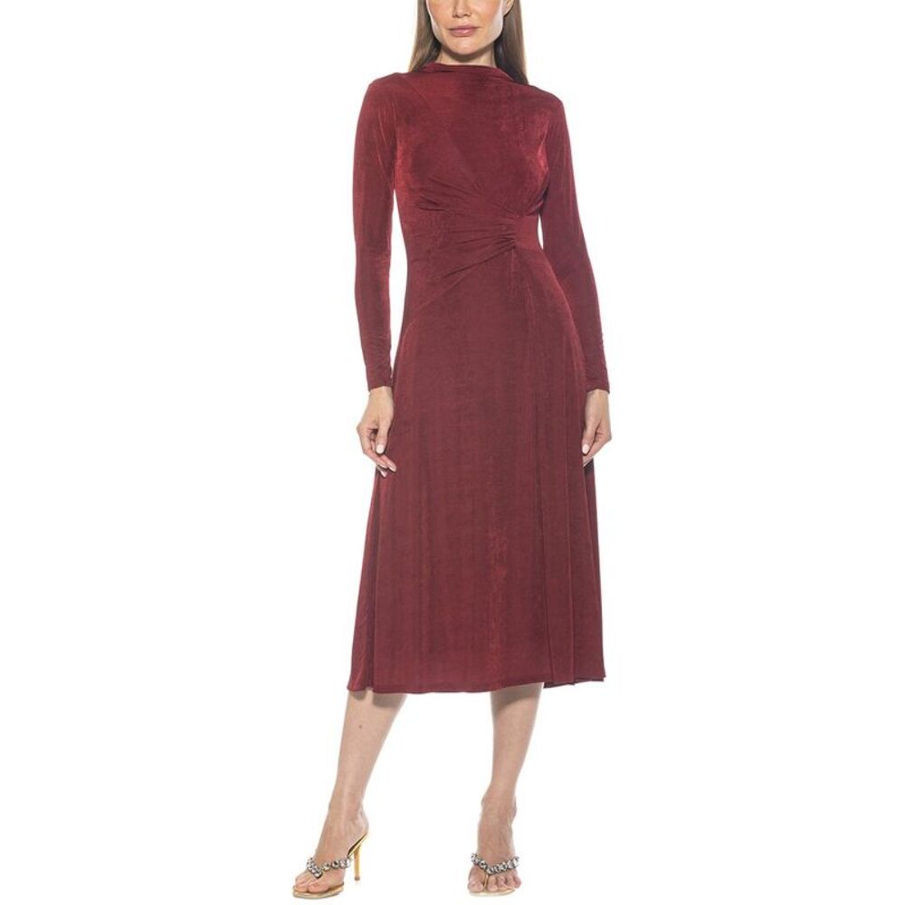 Alexia Admor Womens  Marla Maxi Dress, Red